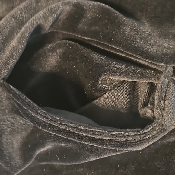 Evan Picone | Women's Dark Navy Loungewear Casual Velour Pants Sz M - Picture 7 of 10